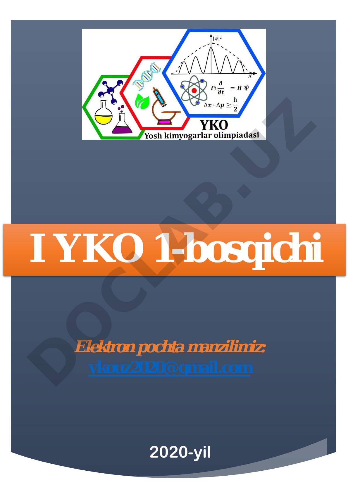 7-8-sinflar uchun kimyo fanidan test savollari