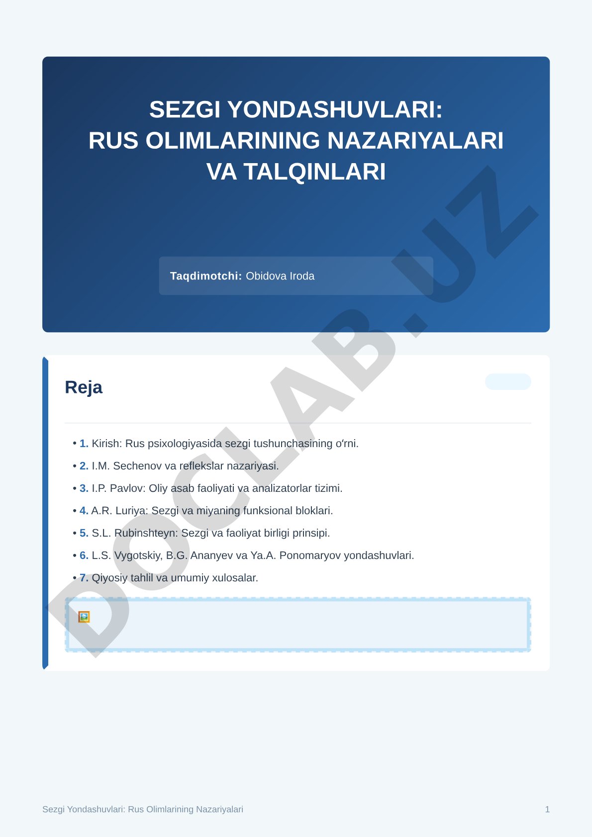Sezgi yondashuvlari: rus olimlarining nazariyalari va talqinlari