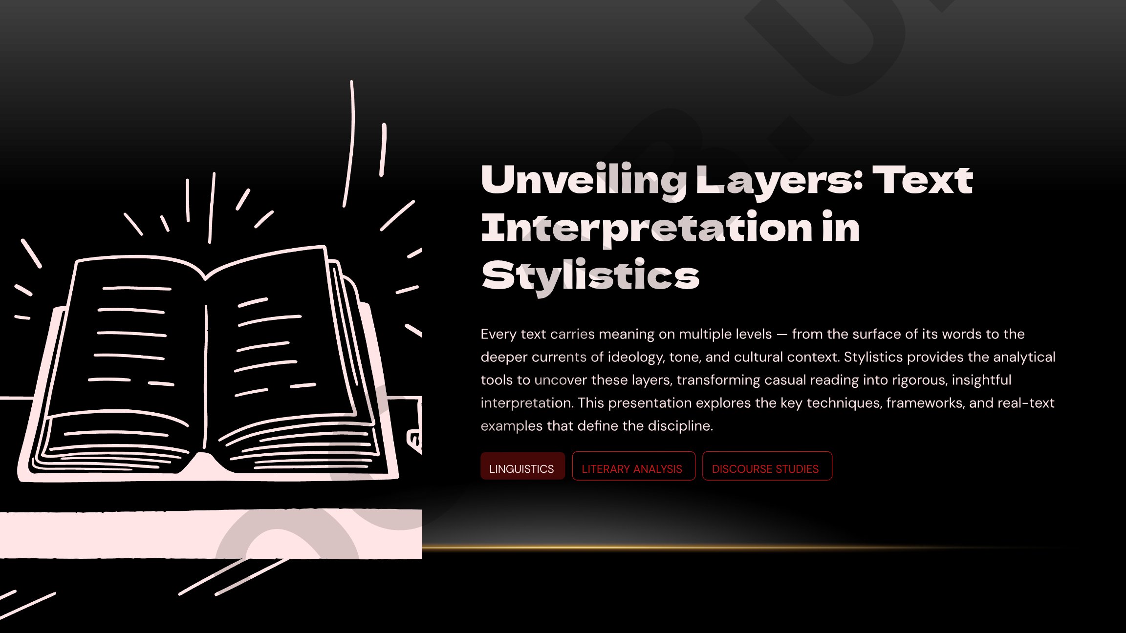 Unveiling Layers: Text Interpretation in Stylistics