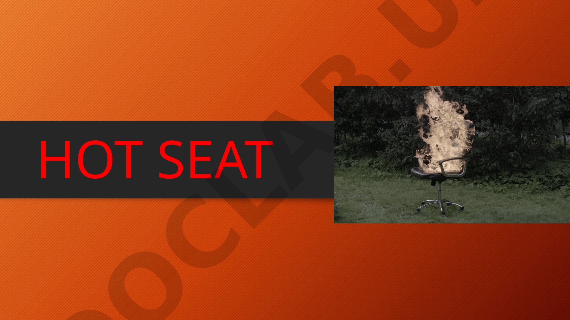 Hot Seat Game Rules and Image List