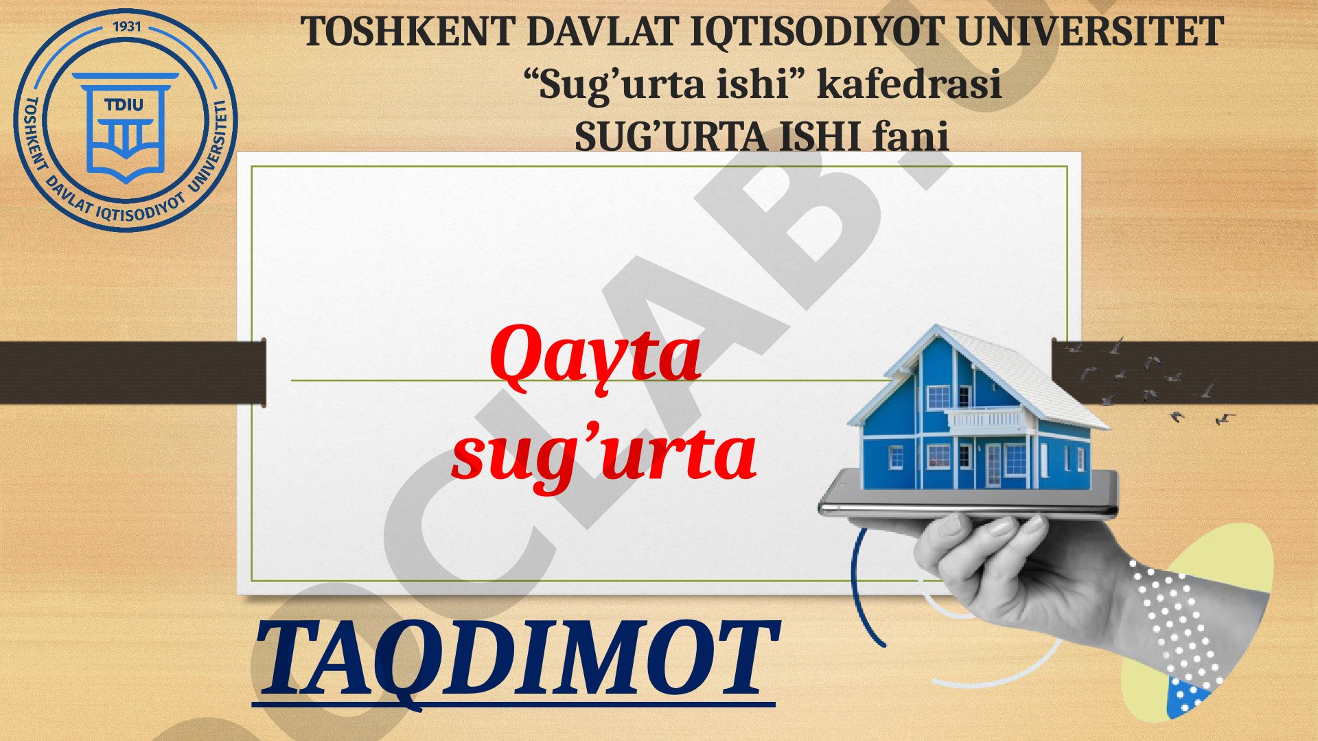 Qayta sug'urta