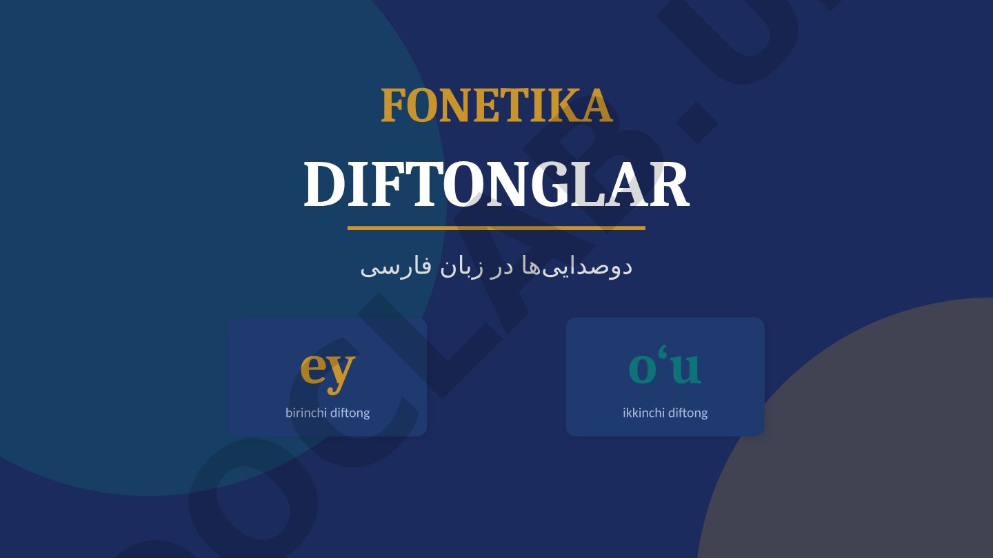 Fonetika diftonglar