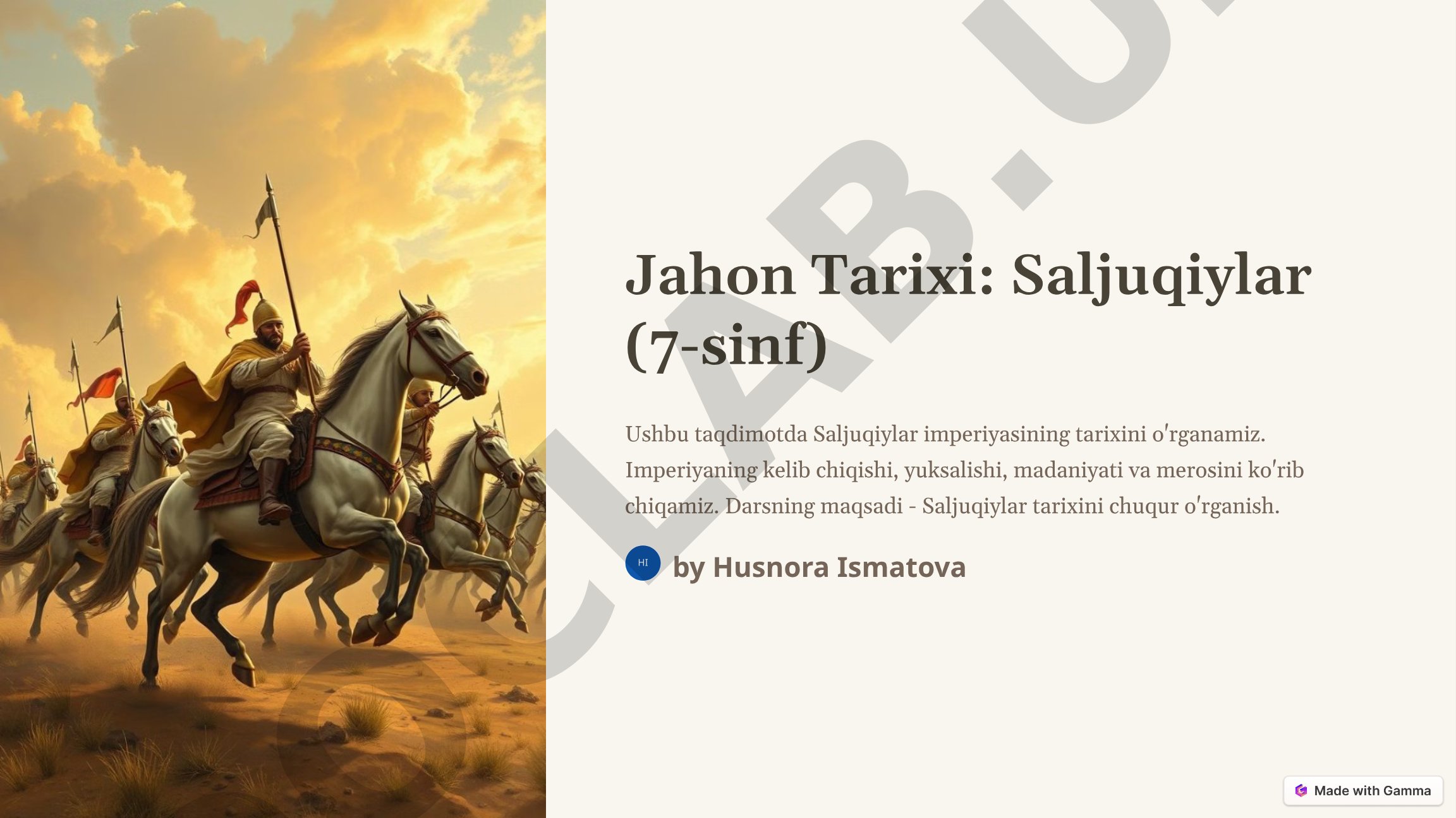 Saljuqiylar imperiyasi tarixi