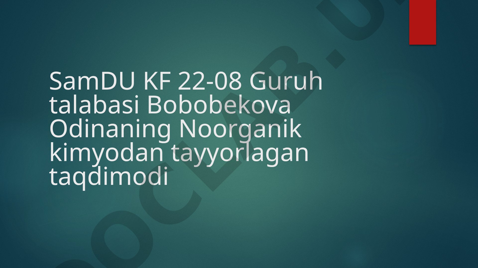 M. Kyurining kimyoviy kashfiyoti Radiy birikmalarining xossalari