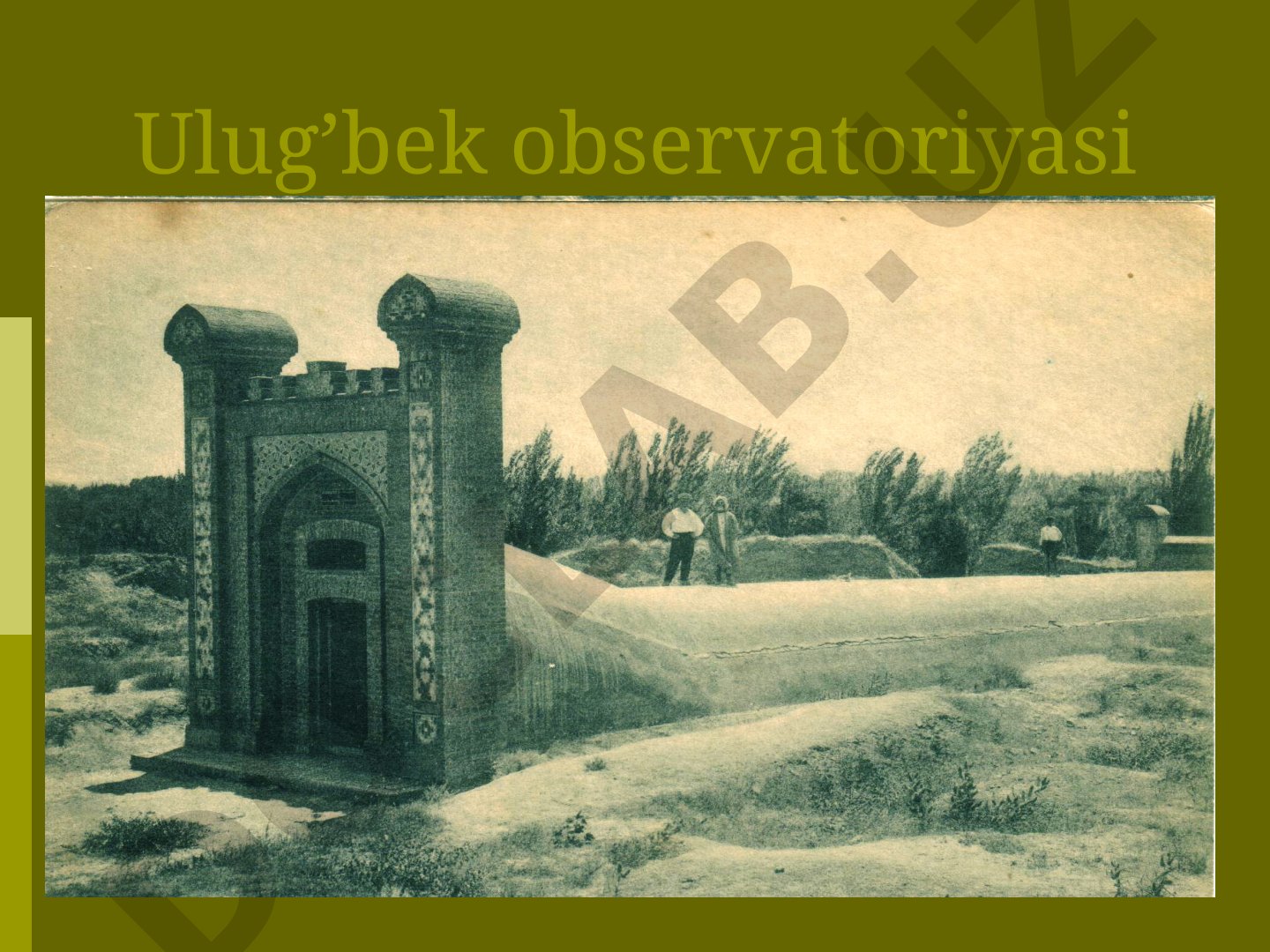 Ulug’bek observatoriyasi
