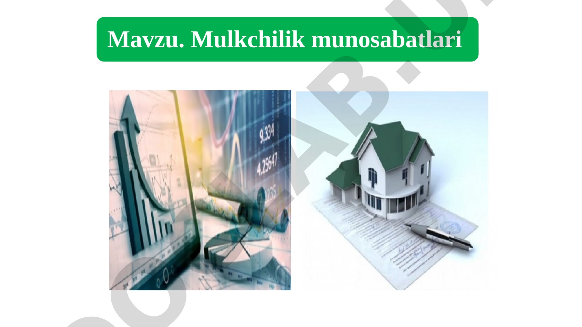 Mulkchilik munosabatlari