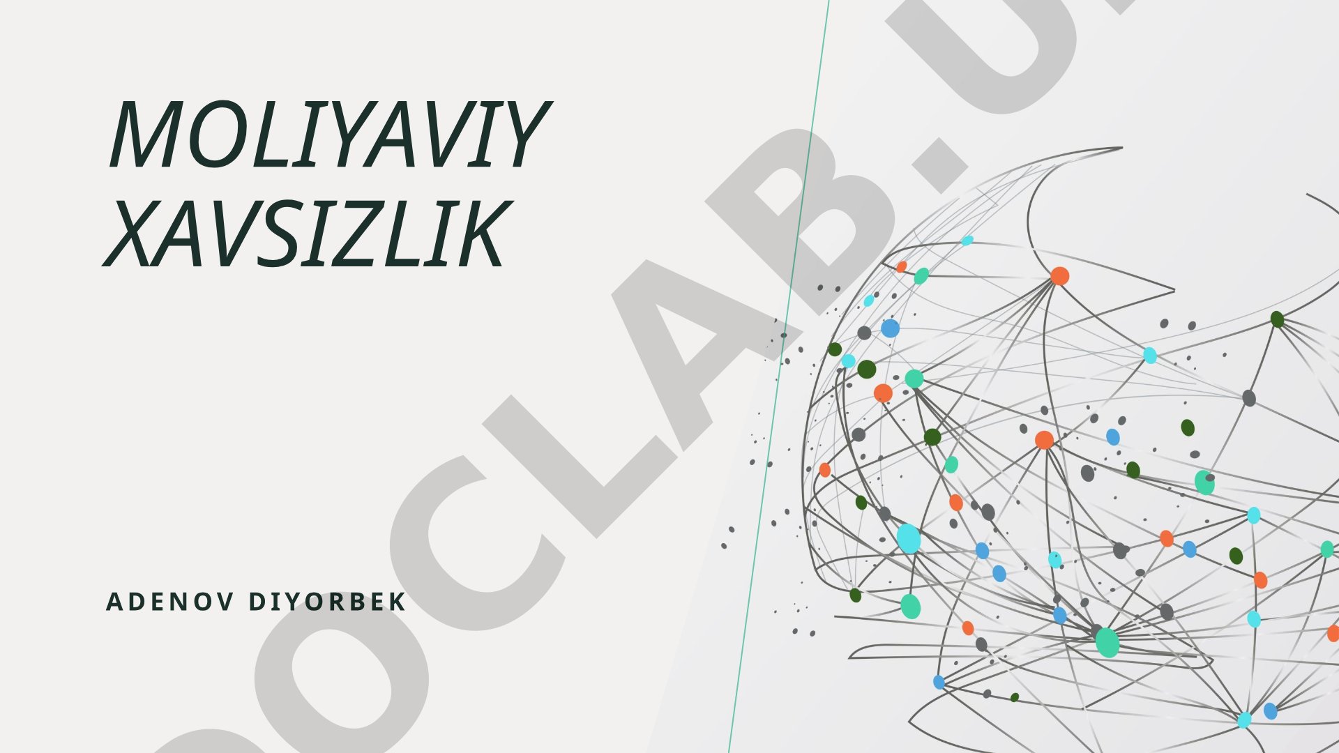Moliyaviy xavsizlik va uning ahamiyati