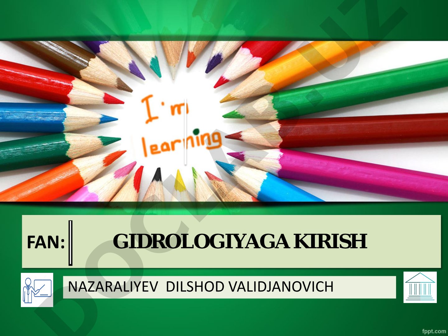 Gidrologiya haqida umumiy ma'lumot