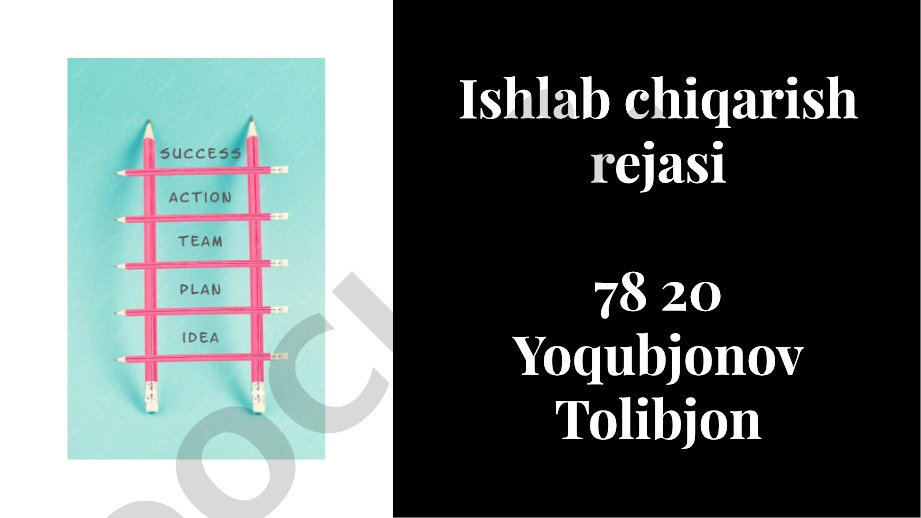 Ishlab chiqarishni tashkil etish, texnik jarayonlarni optimallashtirish va rivojlantirish