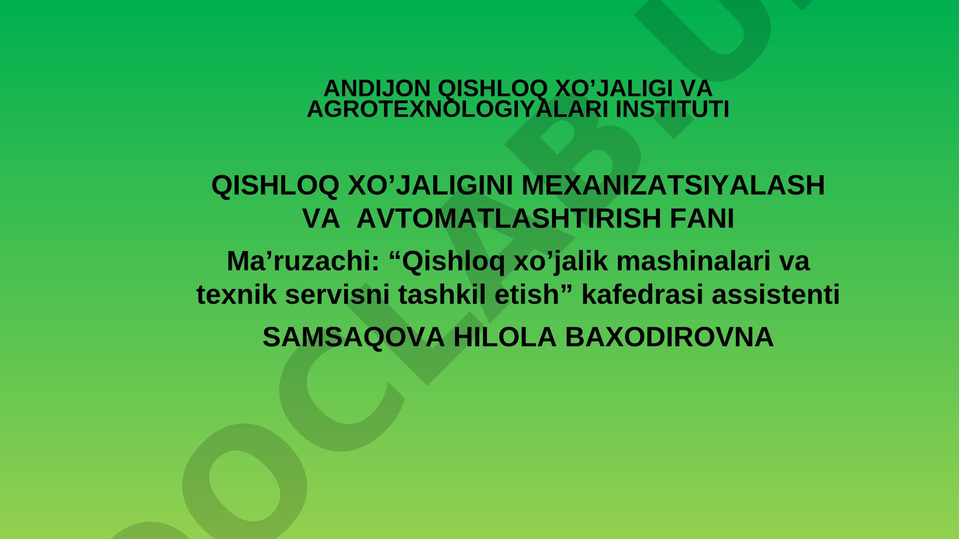 O’G’ITLASH MASHINALARI
