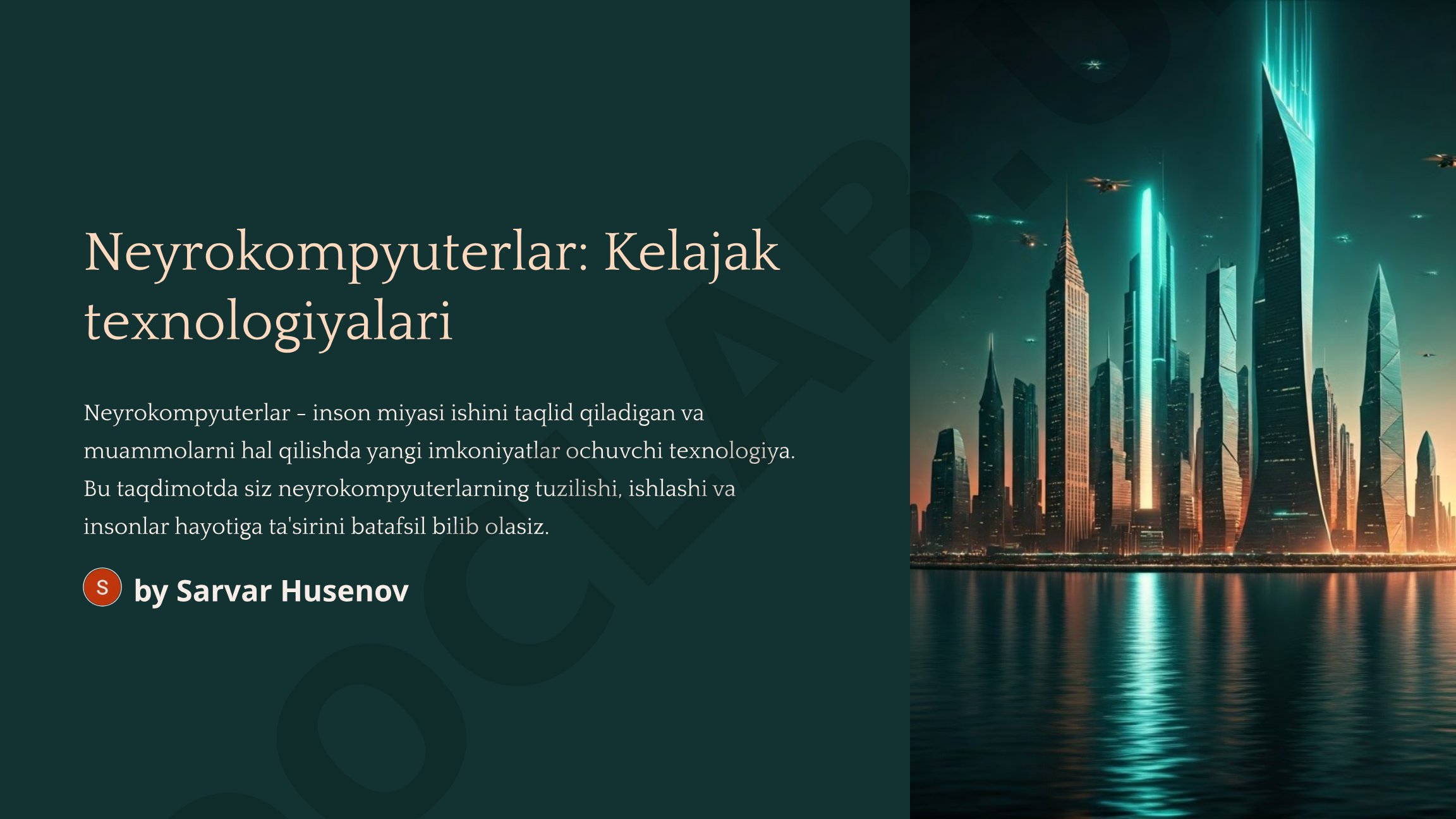 Neyrokompyuterlar: Kelajak texnologiyalari