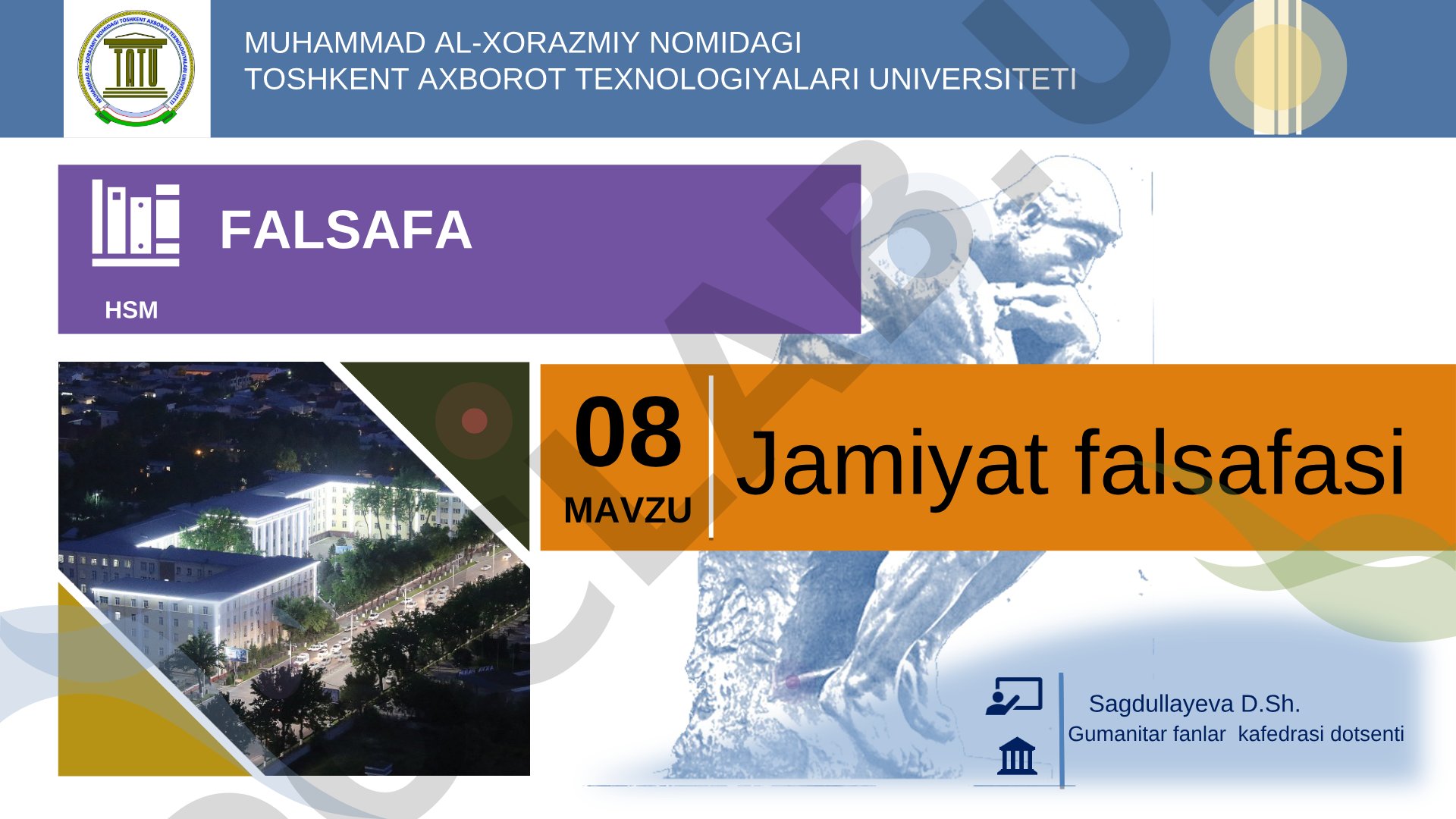 Jamiyat falsafasi: jamiyat tushunchasi va rivojlanish bosqichlari