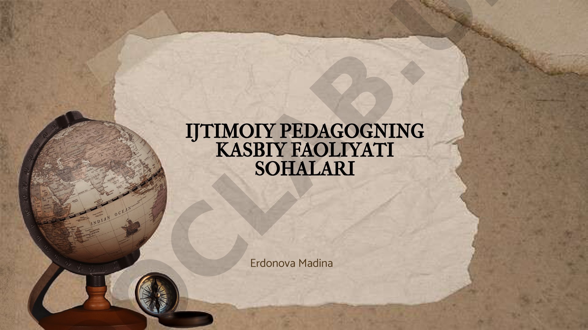 Ijtimoiy pedagogning kasbiy faoliyati sohalari