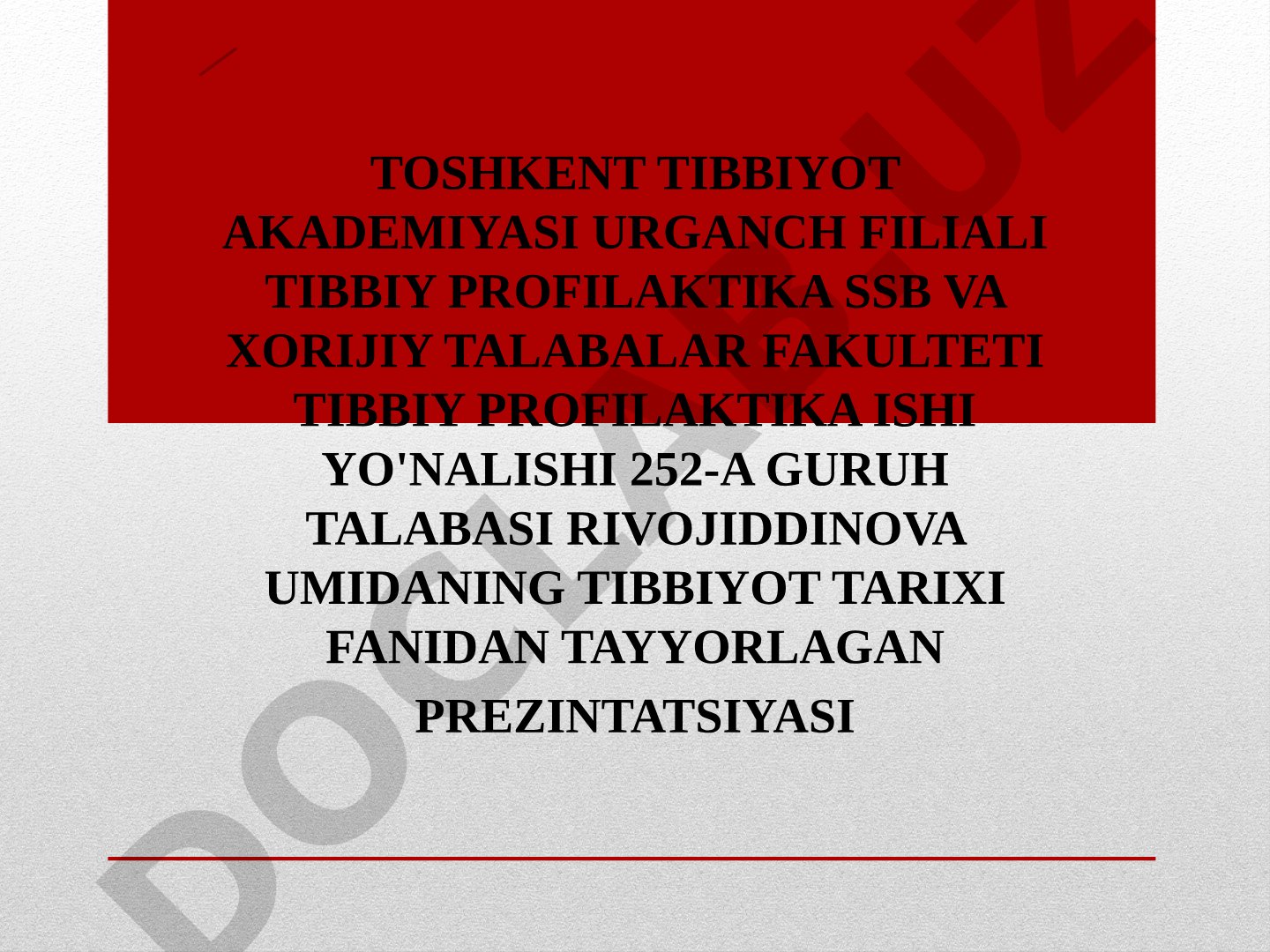 Yevropa mamlakatlarida O'rta asrlar tibbiyoti va uning o'ziga xos tomonlari
