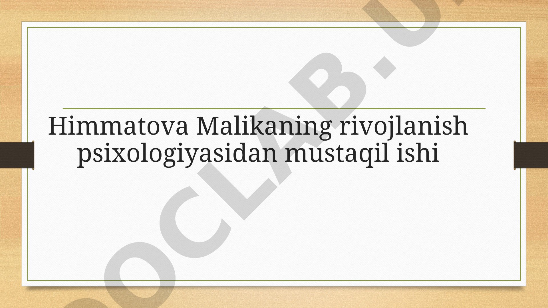 Rivojlanish psixologiyasining asosiy vazifalari, metodlari va boshqa fanlar bilan