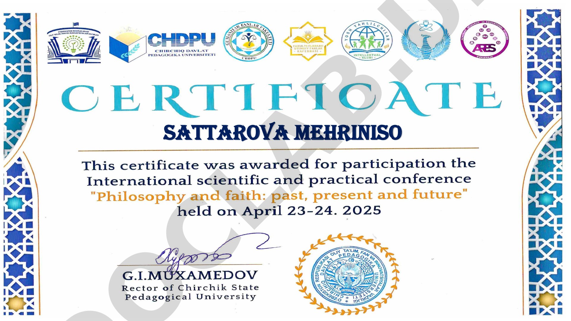 Sattarova mehriniso