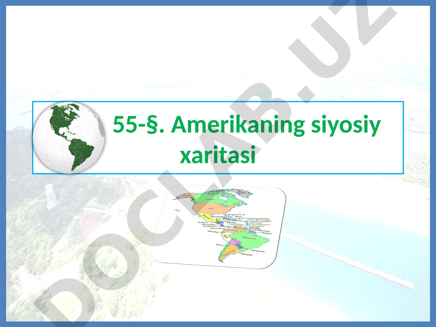 Amerikaning siyosiy xaritasi