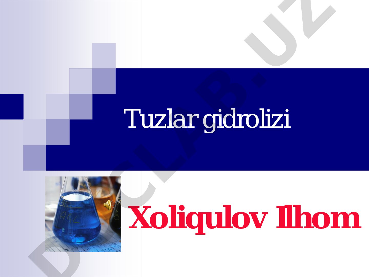 Tuzlar gidrolizi