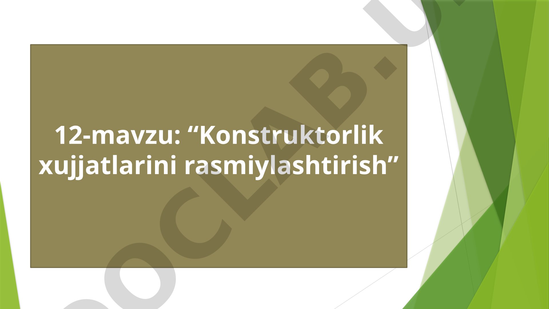 Revit Architecture-da loyiha hujjatlarini tayyorlash, varaqlar, spetsifikatsiyalar va