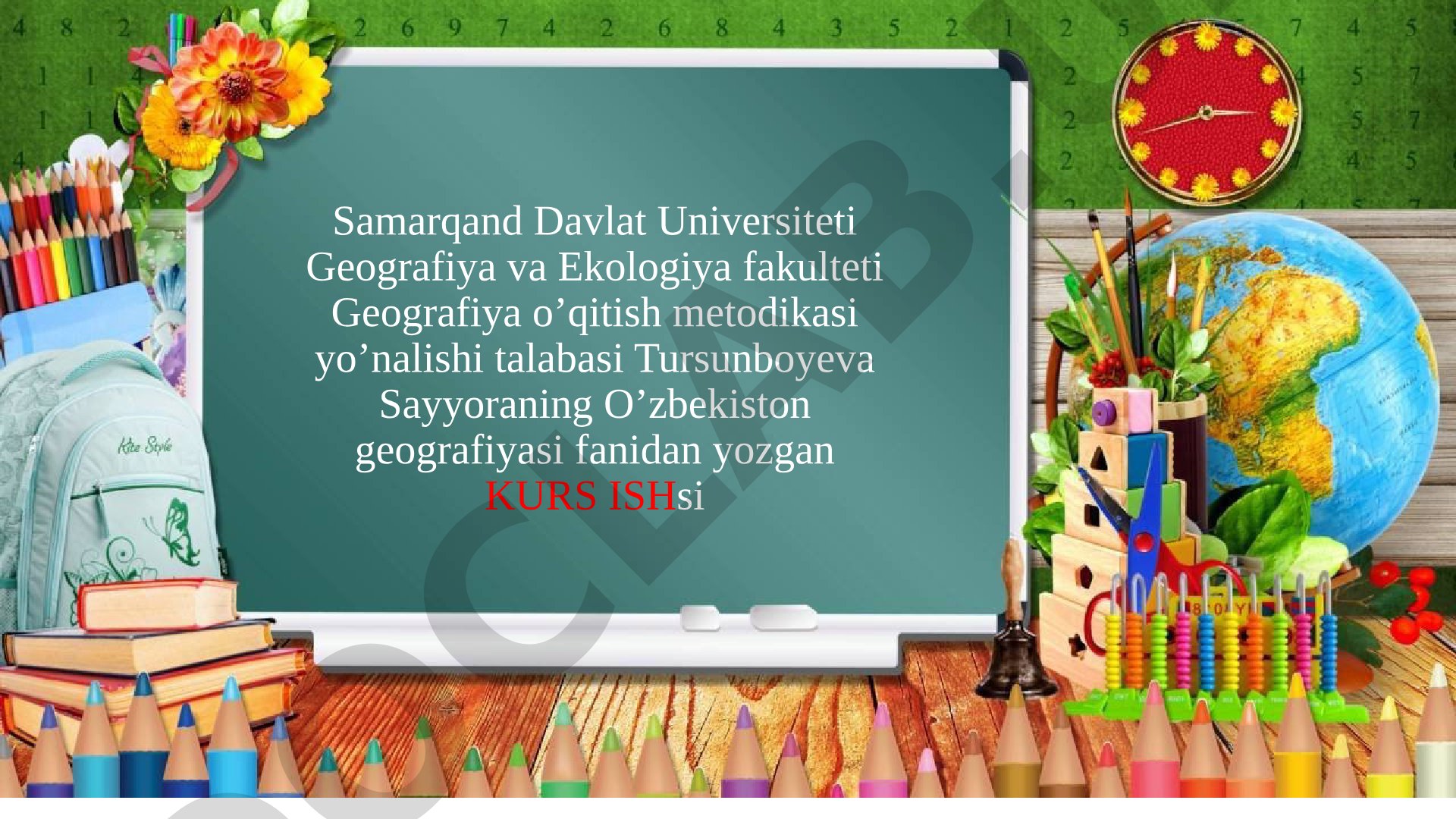O'zbekistonning qishloq xo'jaligi: paxta to'qimachilik klasterlari