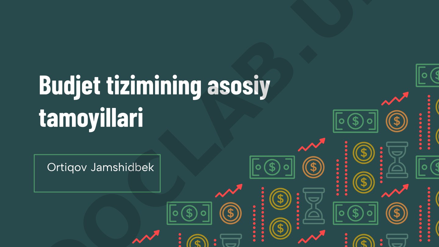 Budjet tizimining asosiy tamoyillari