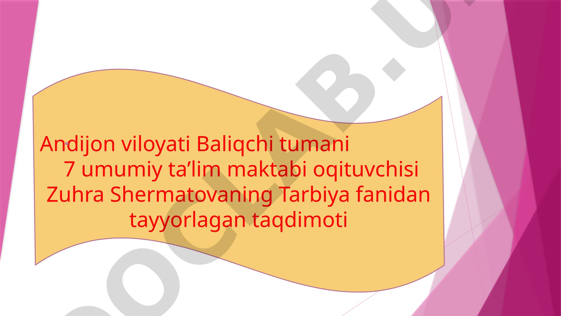 XOTIRA – ABADIY, QADR – MUQADDAS