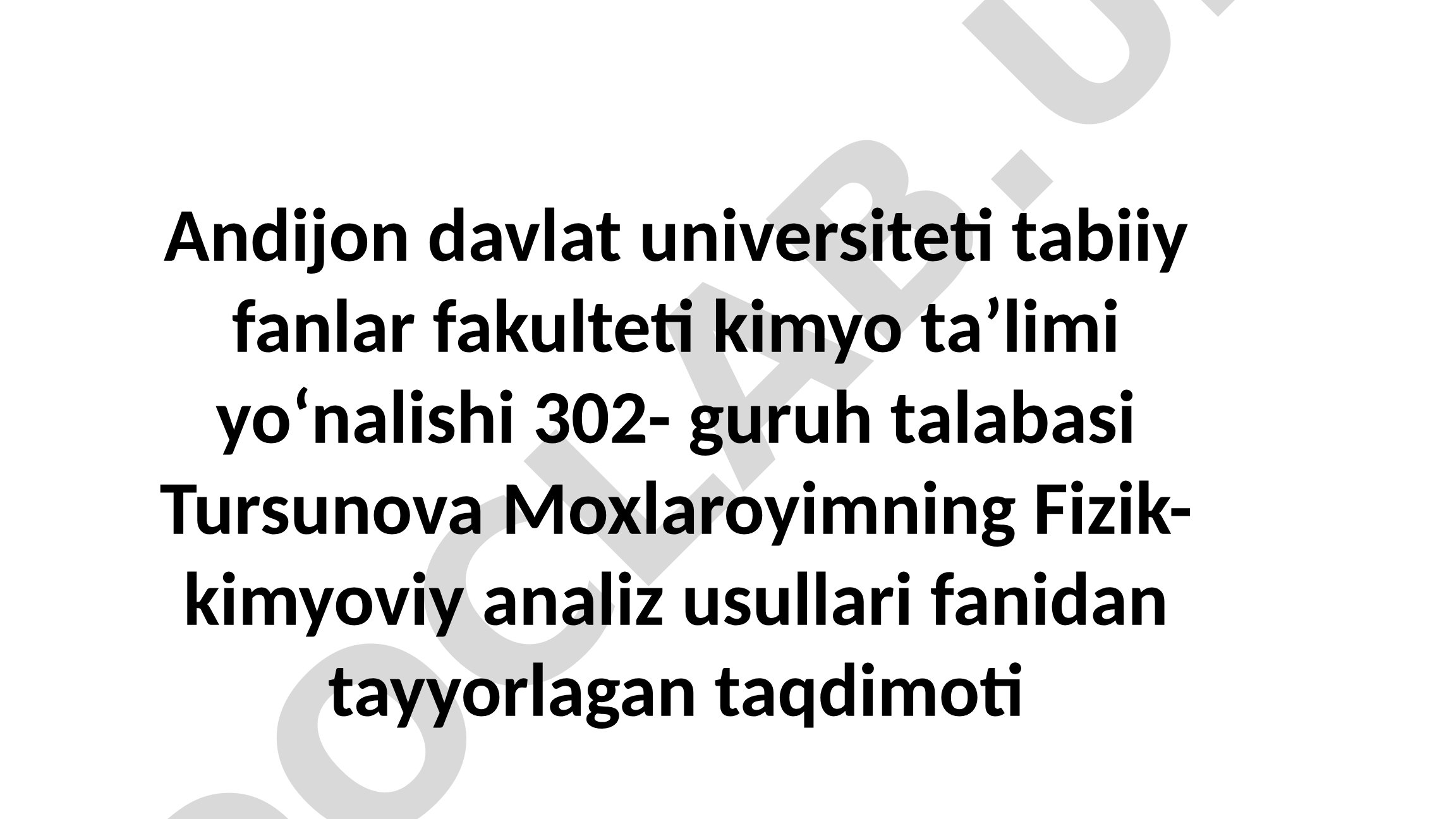 Elektrokimyoviy tahlil usullari: potensiometriya, voltammetriya, amperometriya