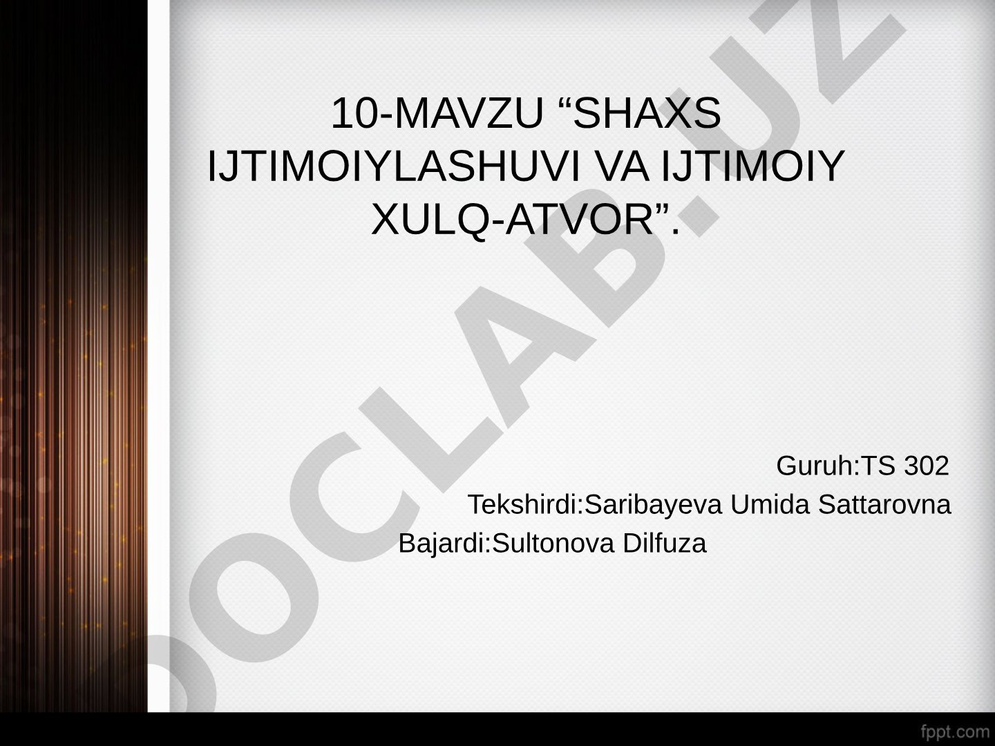 Shaxs ijtimoiylashuvi va ijtimoiy xulq-atvor