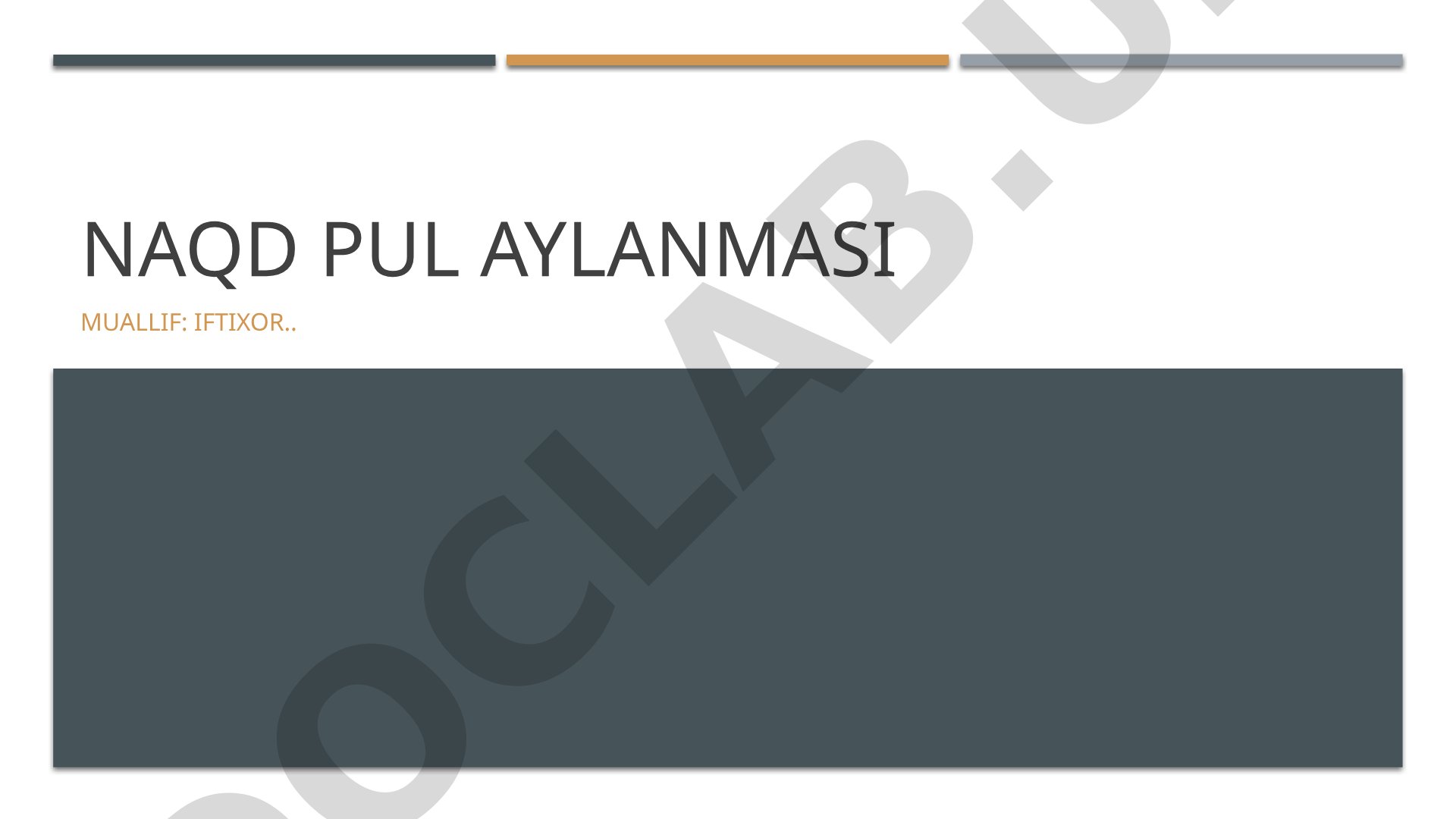 Naqd pul aylanmasi