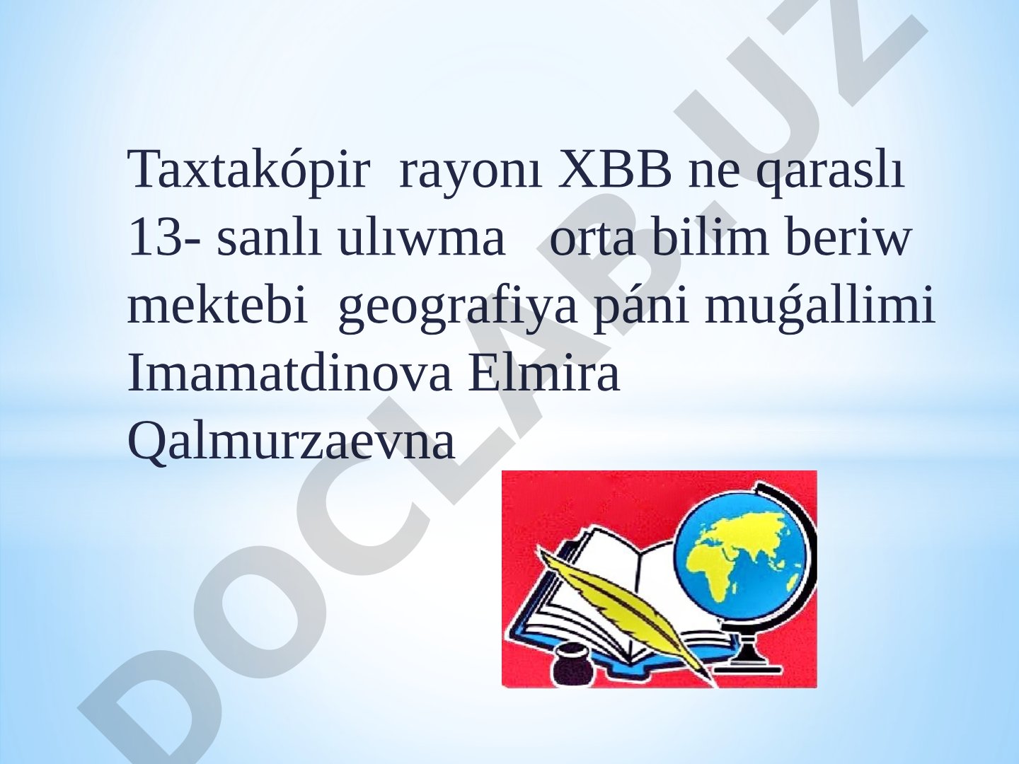 Kartalardıń túrleri hám olardan paydalanıw