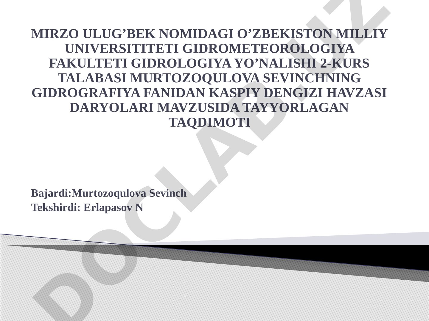 Kaspiy dengizi havzasi daryolari