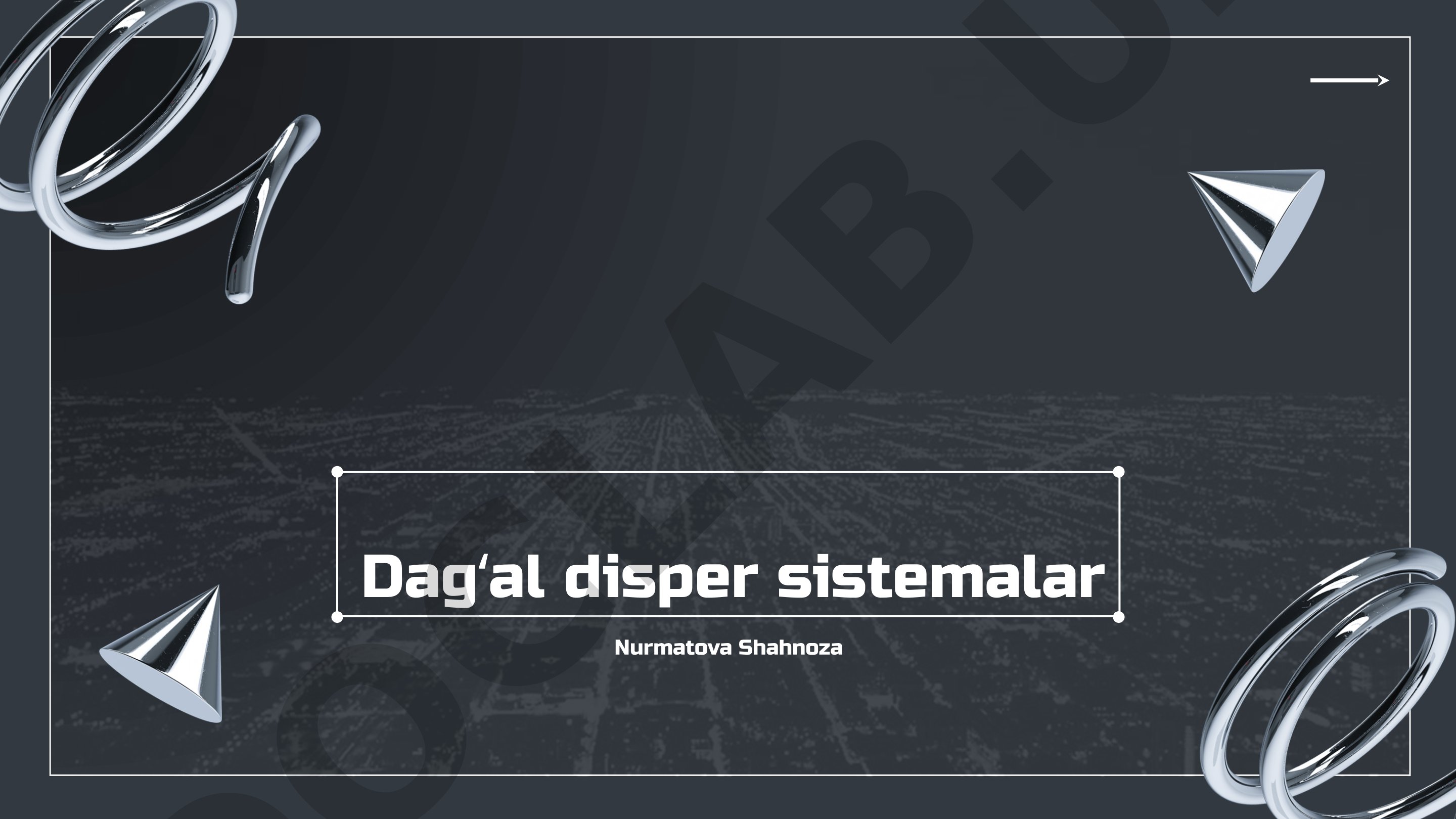 Dag'al dispers sistemalar