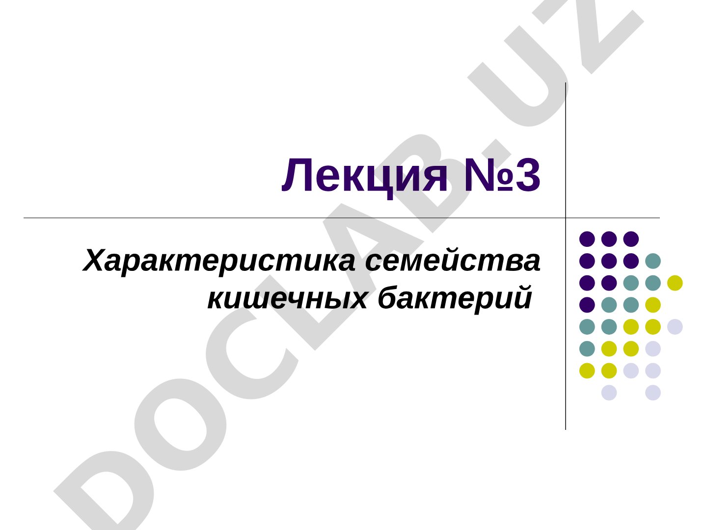 Характеристика семейства кишечных бактерий