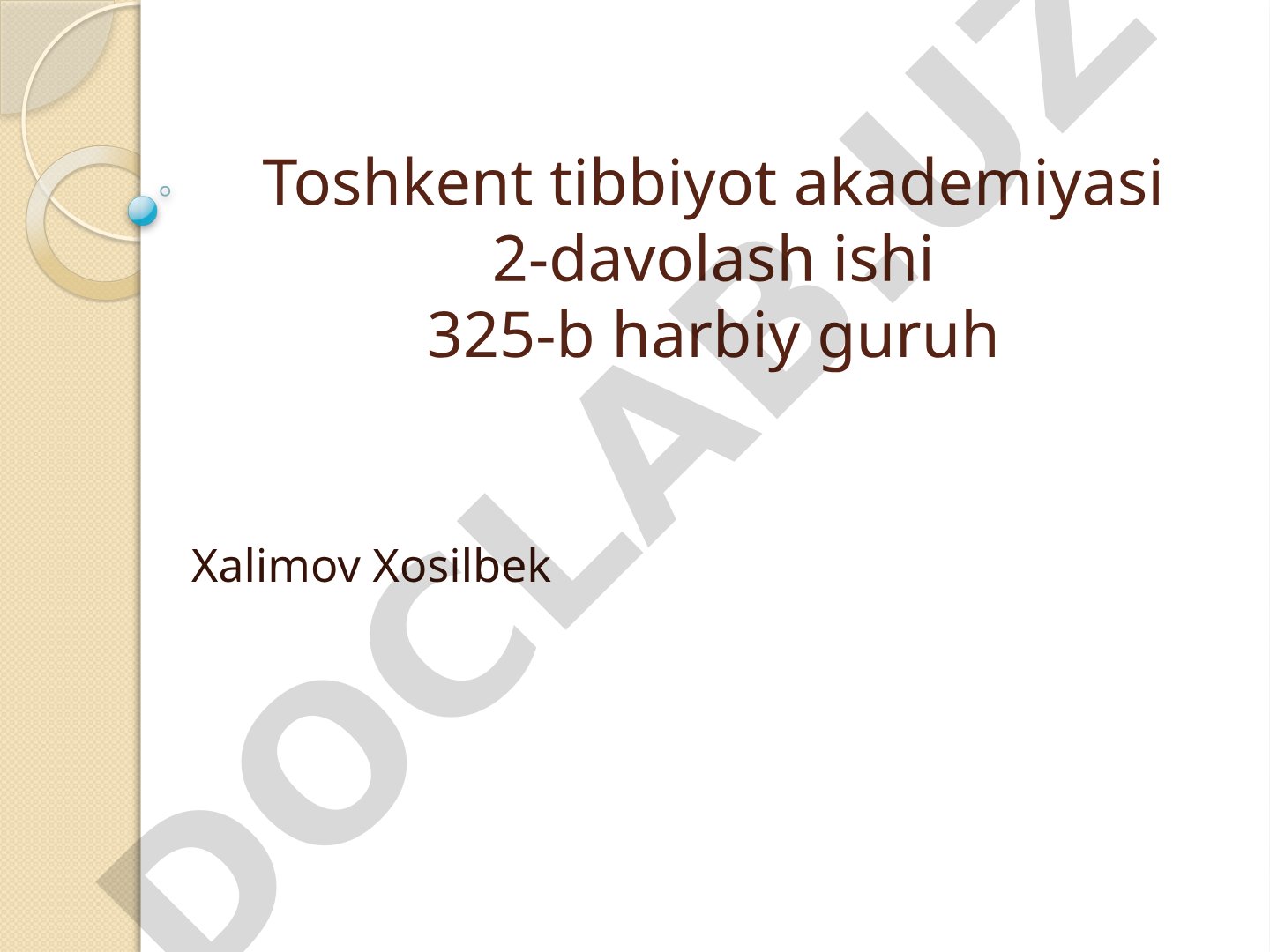 Umumiy qon tahlilini interpretatsiyasi