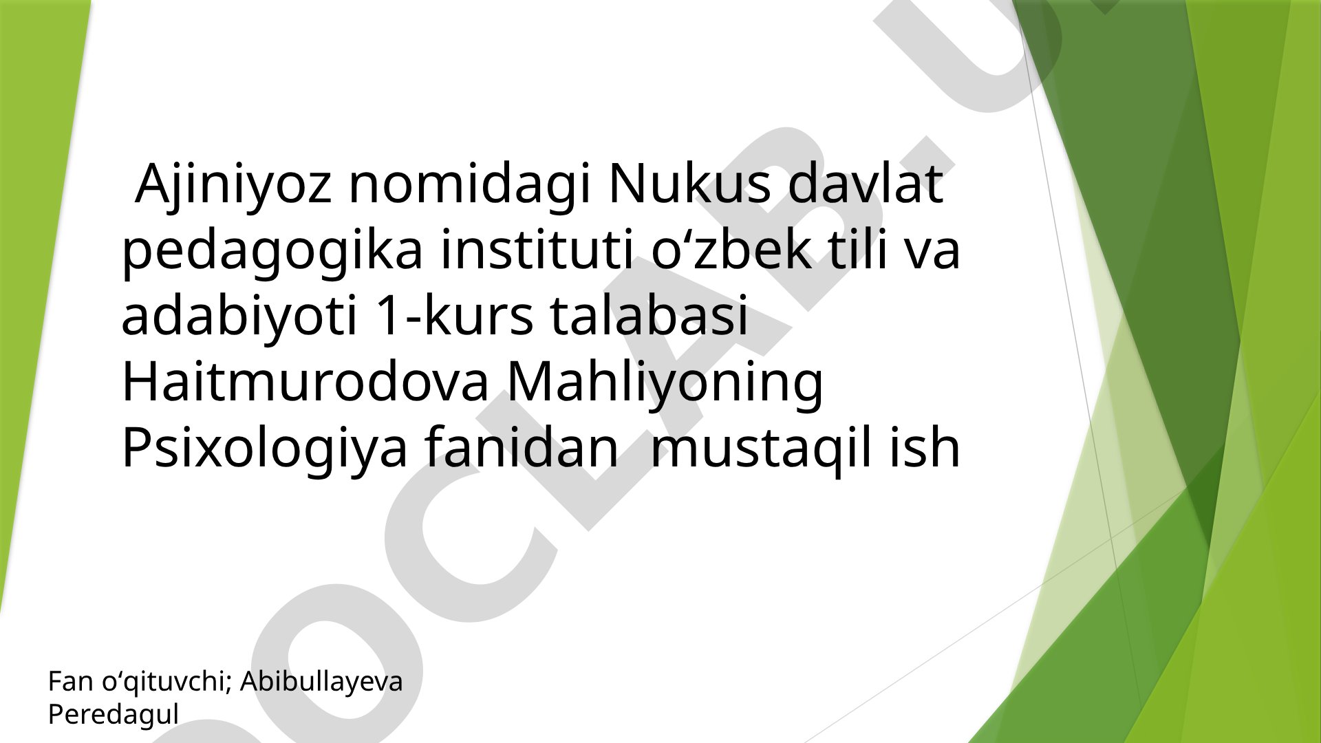 Nutqning fiziologik asoslari