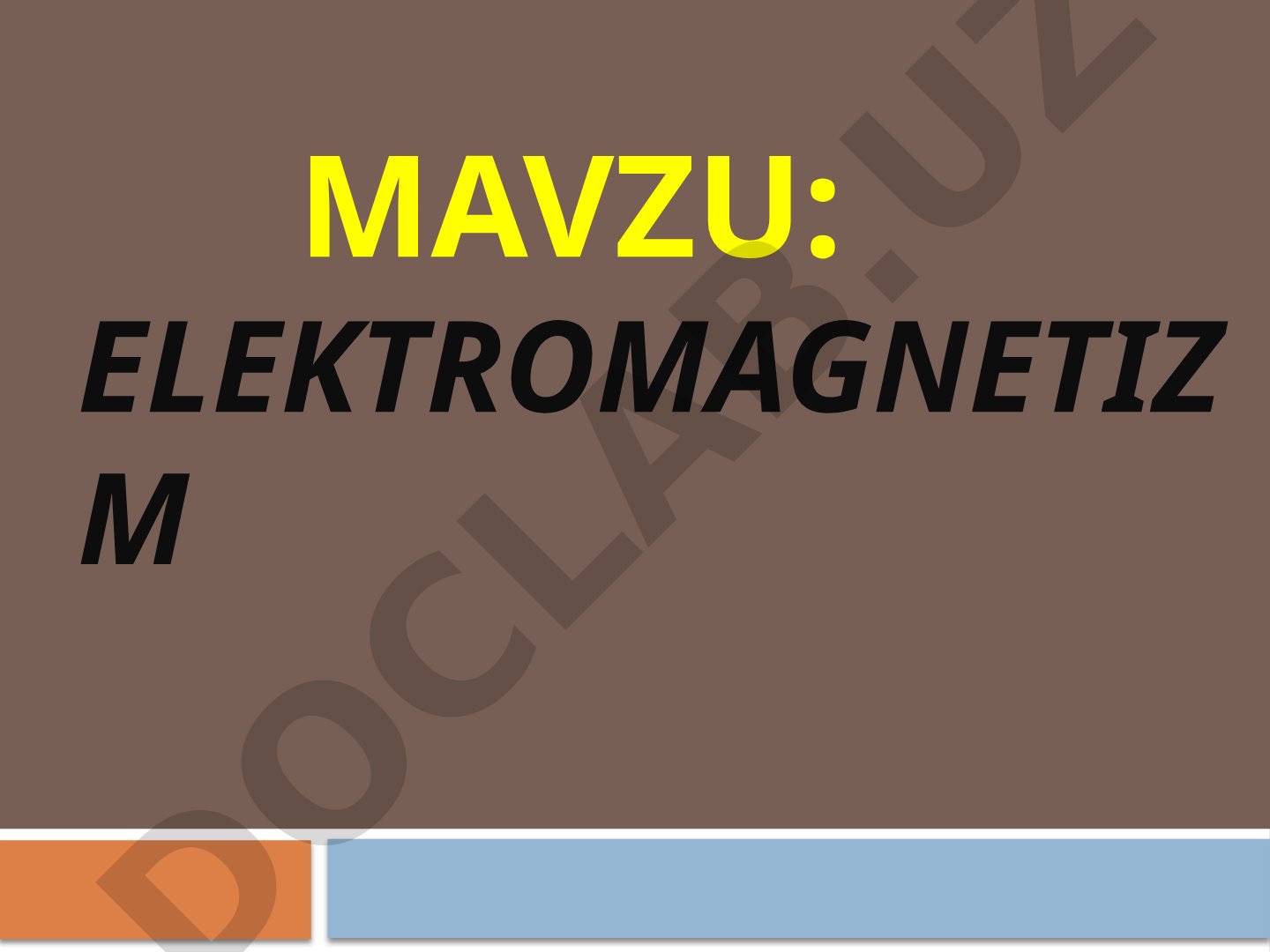 Elektromagnetizm