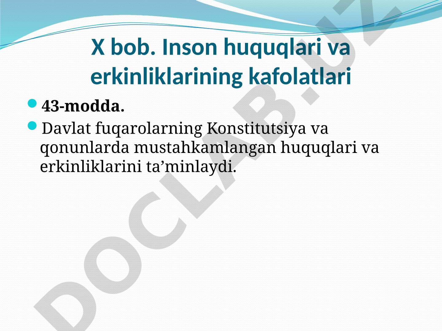 Konstitutsiyani o‘rganamiz