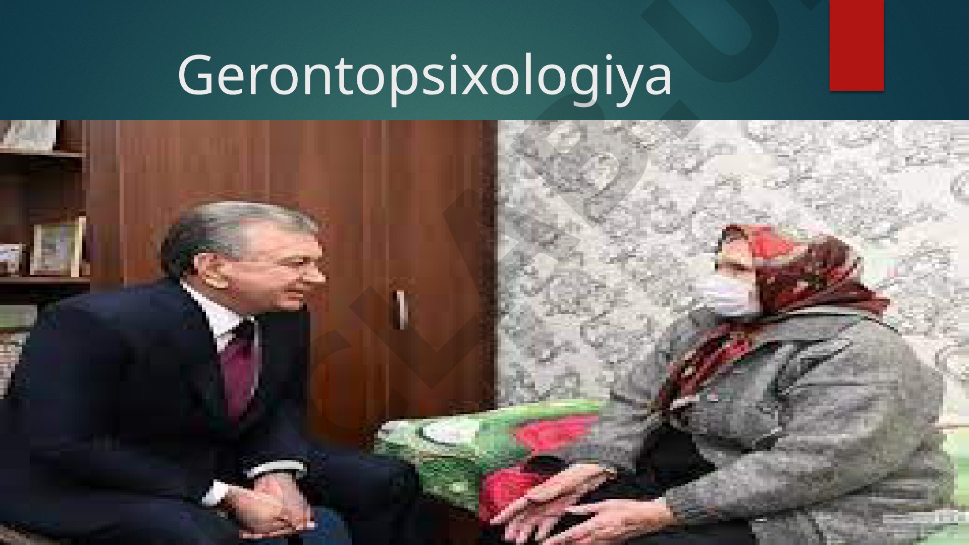 Gerontopsixologiya