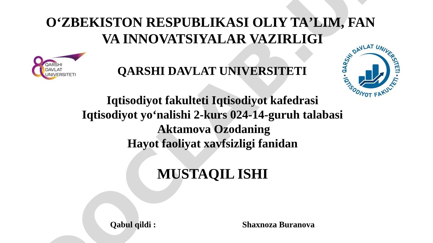 Xavflarni kvantifikatsiyalashning sonli, balli va boshqa usublarini tahlil qilish