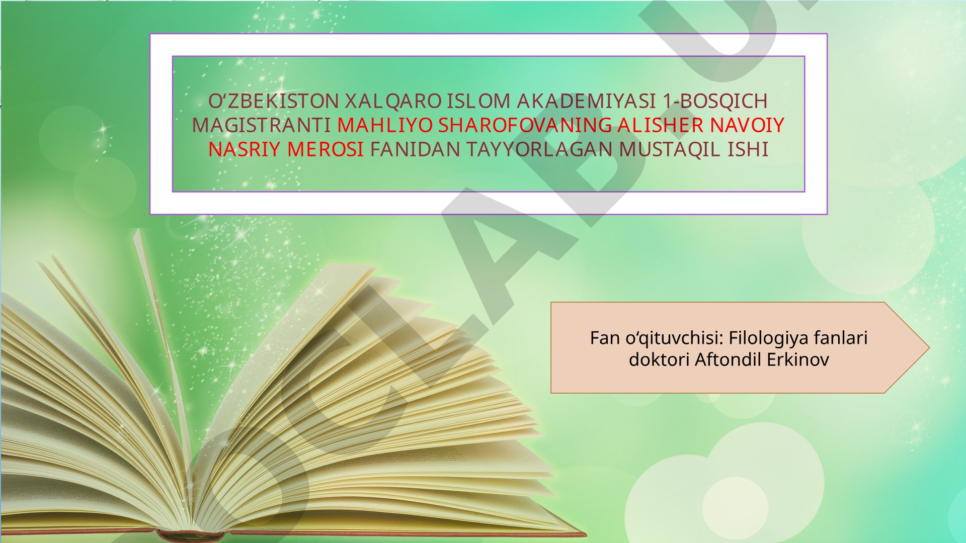 Alisher Navoiy asarlariga tuzilgan lug'atlar