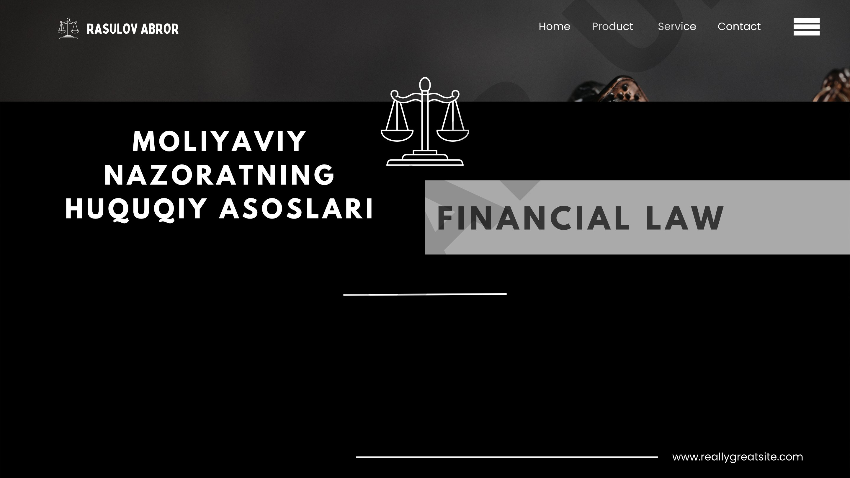 Moliyaviy nazoratning huquqiy asoslari