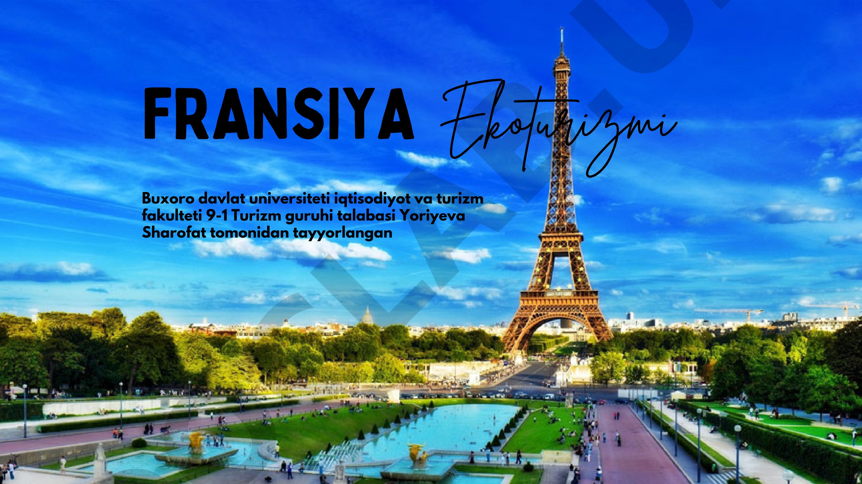 Fransiya ekoturizmi
