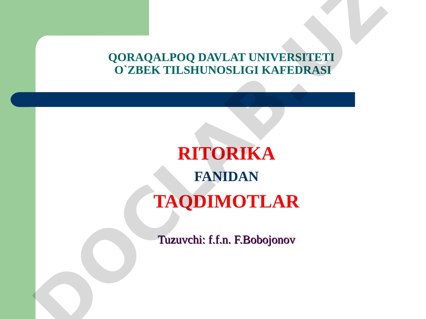 Nutqqa tayyorlik (matniy, ruhiy (psixologik) va texnik tayyorlik)