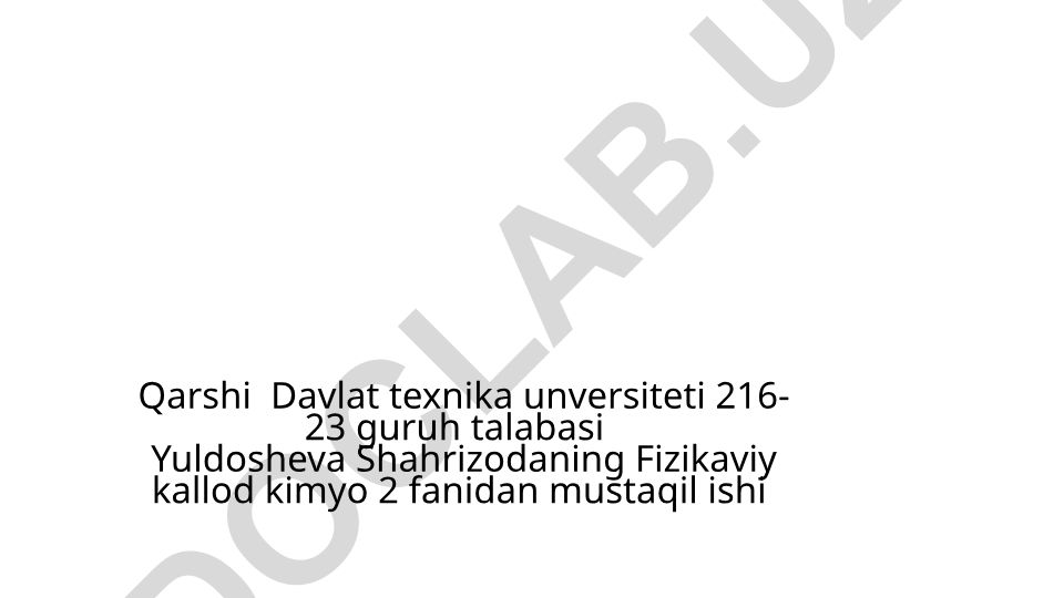 Kapillyar elektrometrning tuzilishi va ishlash prinsipi