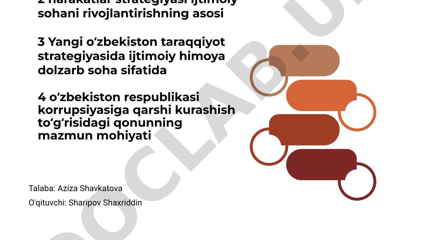 Kuchli ijtimoiy siyosat konsepsiyasining shakllanishi,bosqichlari va rivojlantirish