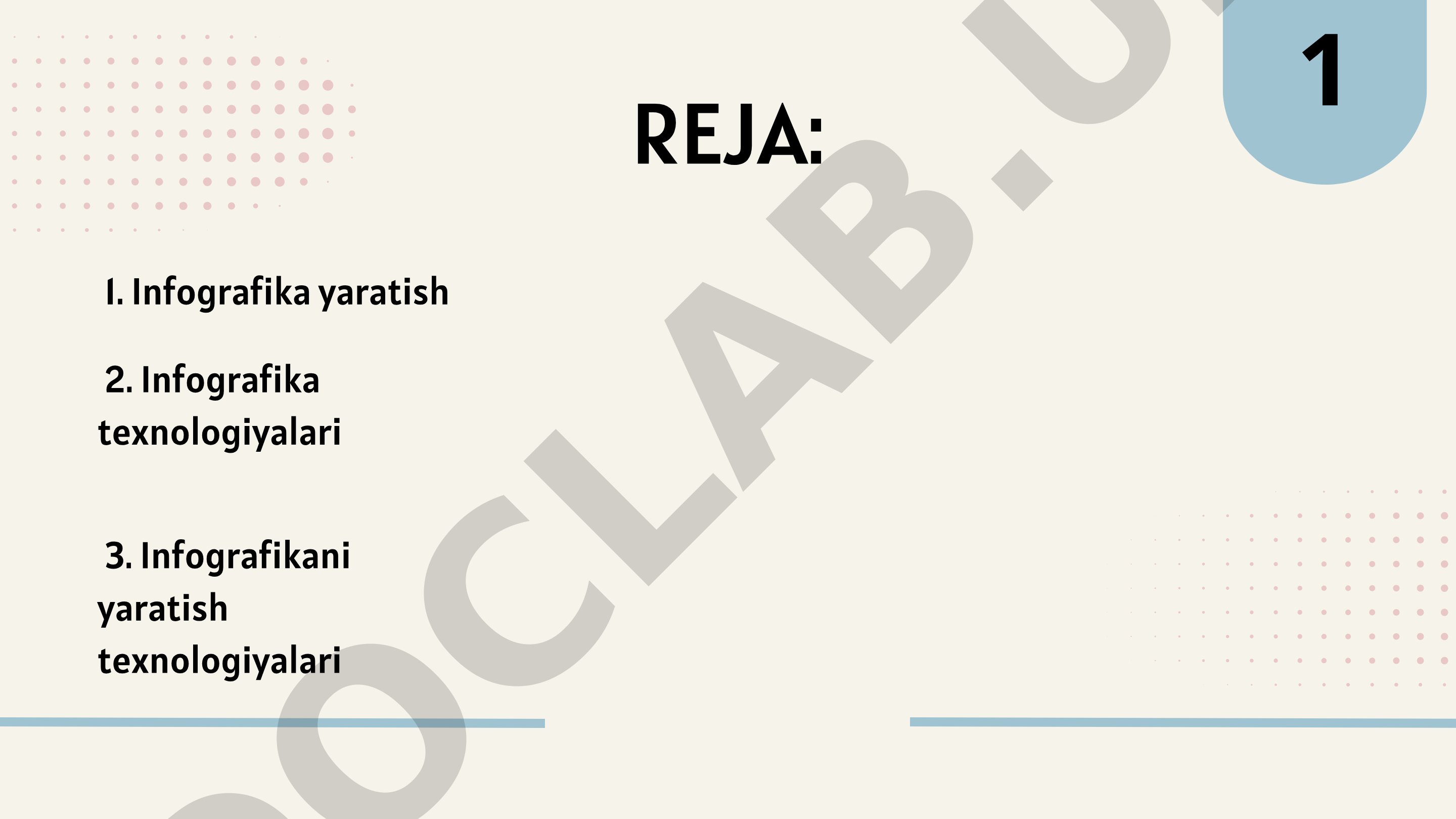 Infografikani yaratish texnologiyalari