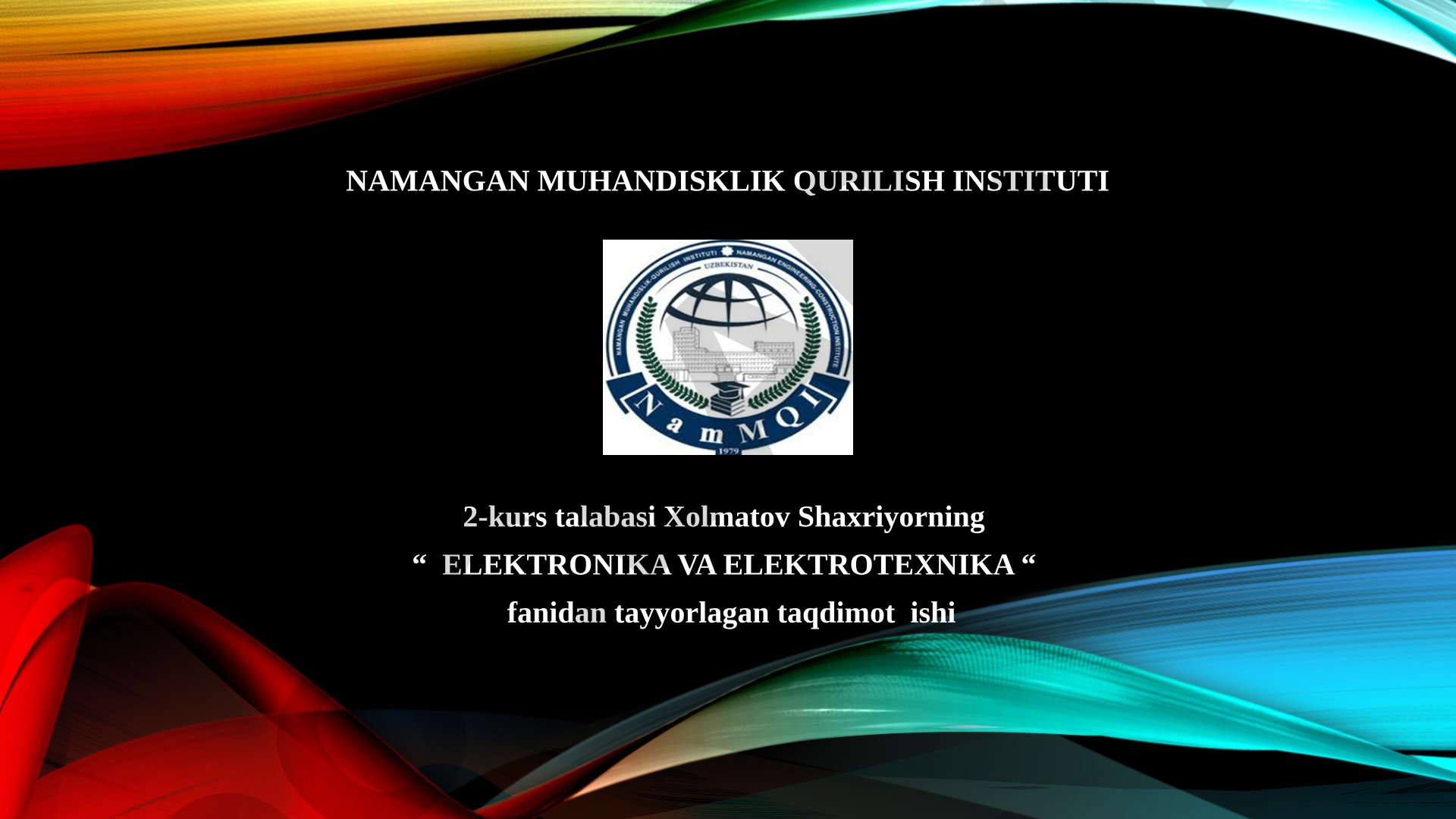 O'zgaruvchan tok va uning turlari