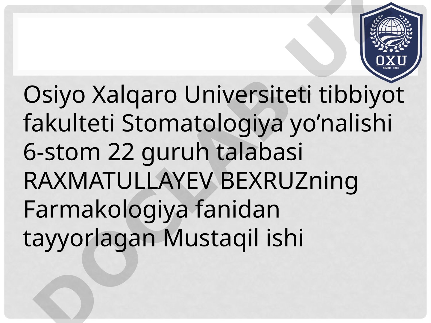 Gipotenziv moddalar haqida ma'lumot, ularning turlari va ta'sir mexanizmlari