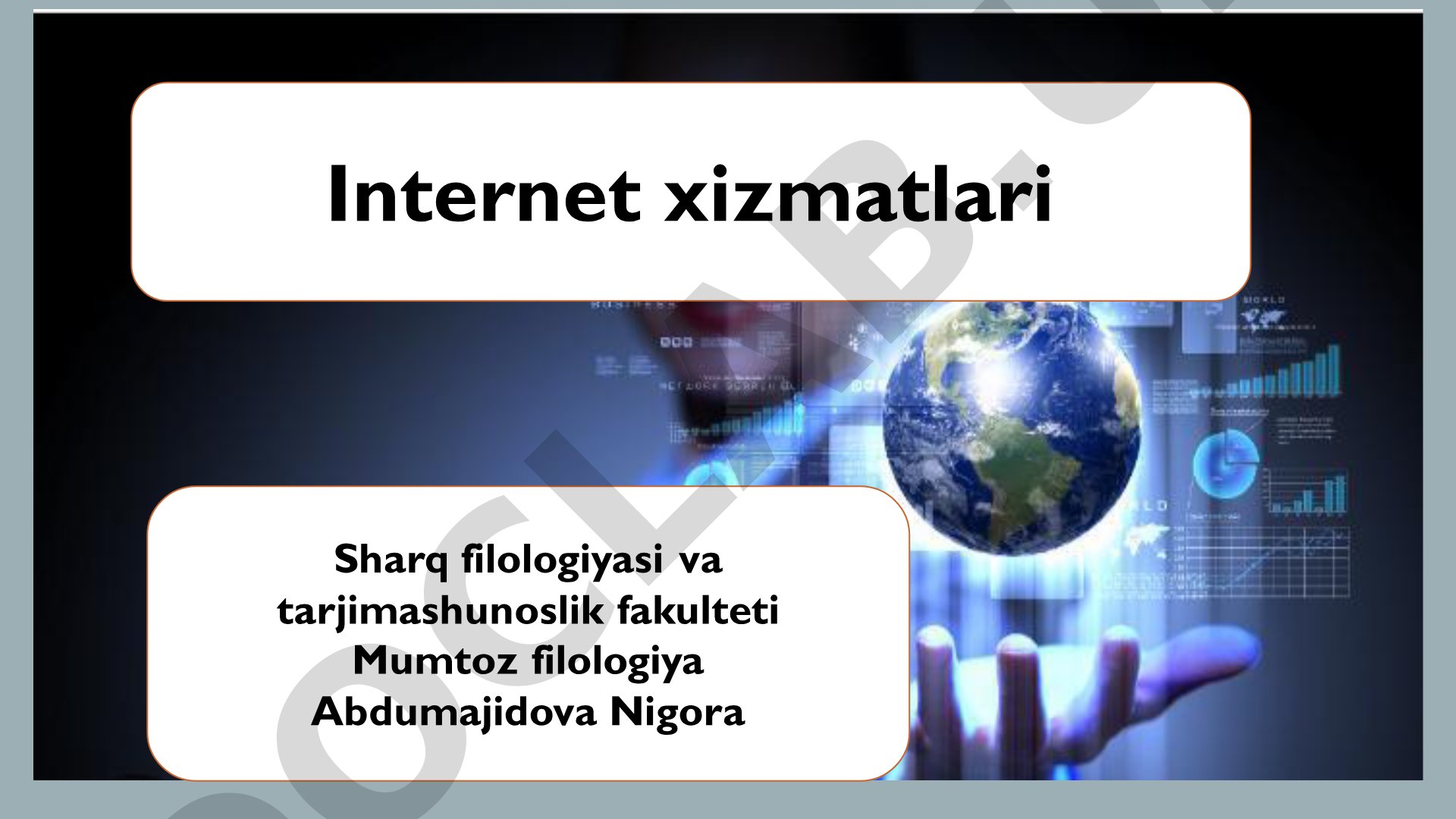 Internet xizmatlari