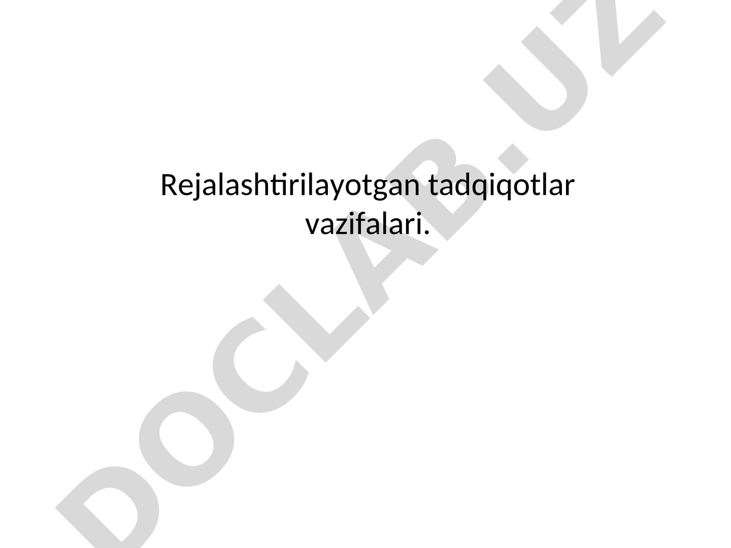 Ilmiy tadqiqotlarni rejalashtirish va statistik tahlil usullari